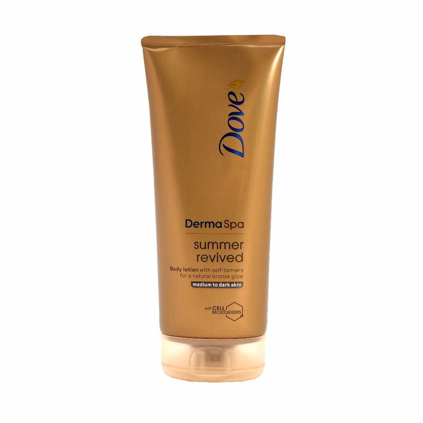 DOVE Samoopalovací krém na přírodní opálení Summer Revived pro tmavou